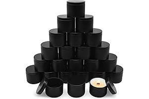 YJHSS 8 OZ Tin Containers with Black Lids: The Ultimate Craft Duo!