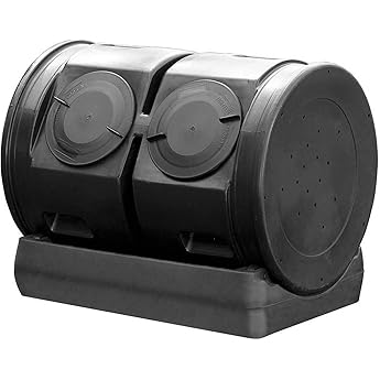 Good Ideas CWET-BLK Compost Wizard EnviroTumbler, Black