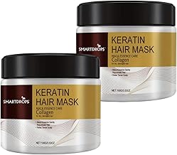 Smartdrops Keratin Hair Mask, hair mask treatment, Care for Dry & Treated Hair, Nourishing Blend, Hair Mask, (Pack of 2) (100 g + 100 g)
