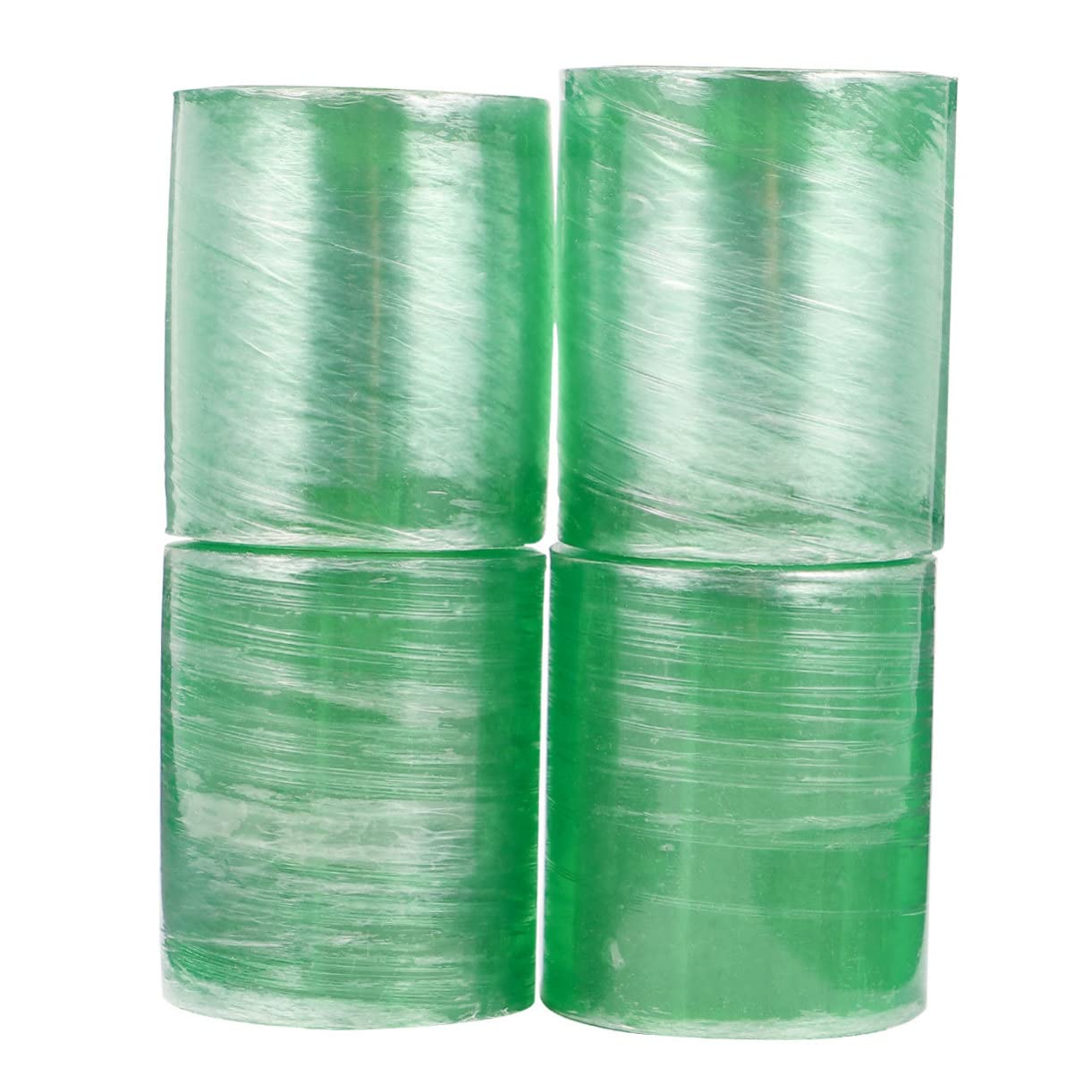 Happyyami 4 Rollen 3cm PVC Veredelungsband Selbstklebend Grün für Pflanzen