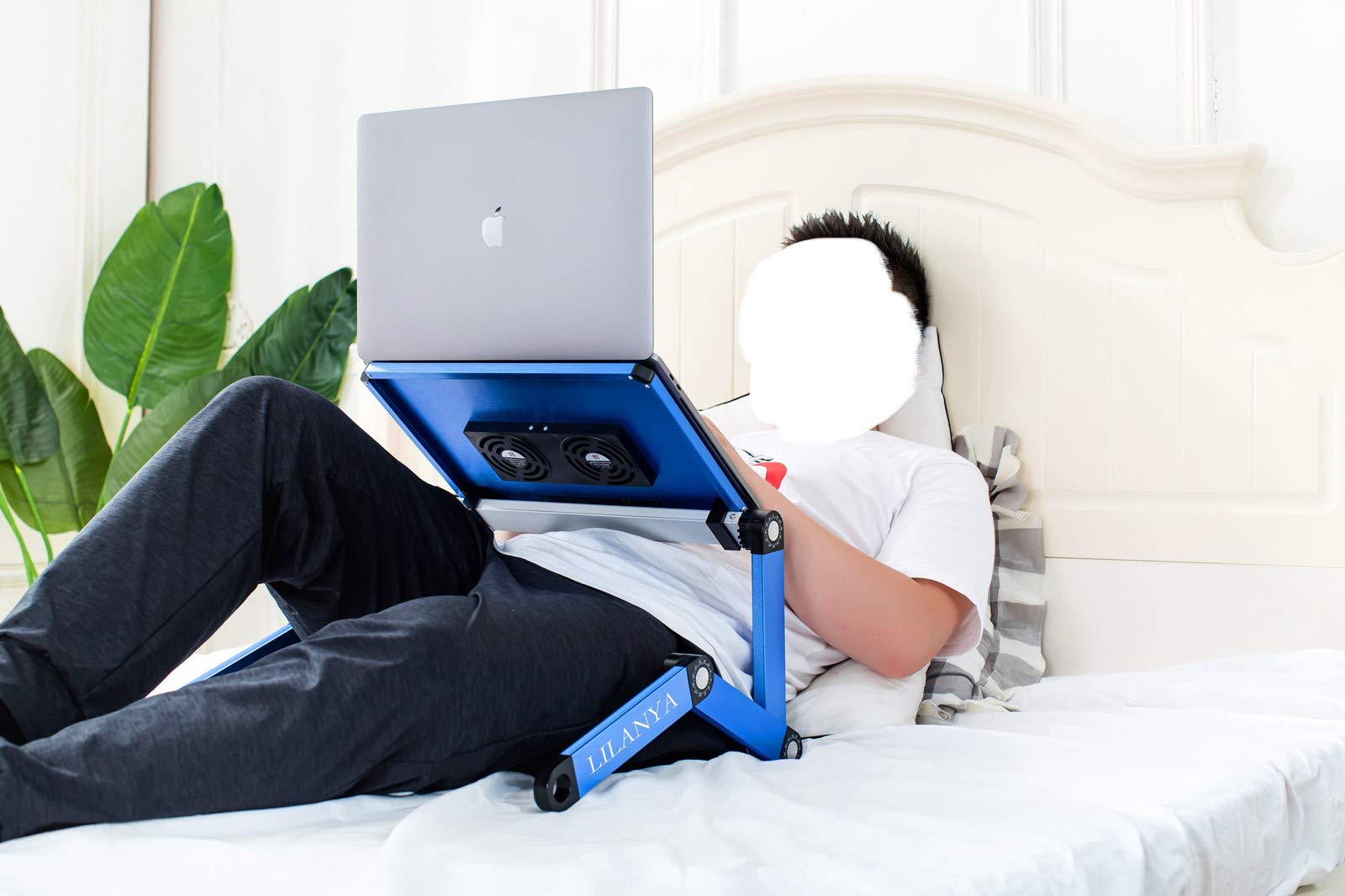 Grande supporto da tavolo regolabile in altezza da scrivania per Laptop Overbed per ospedale US comodino  1503