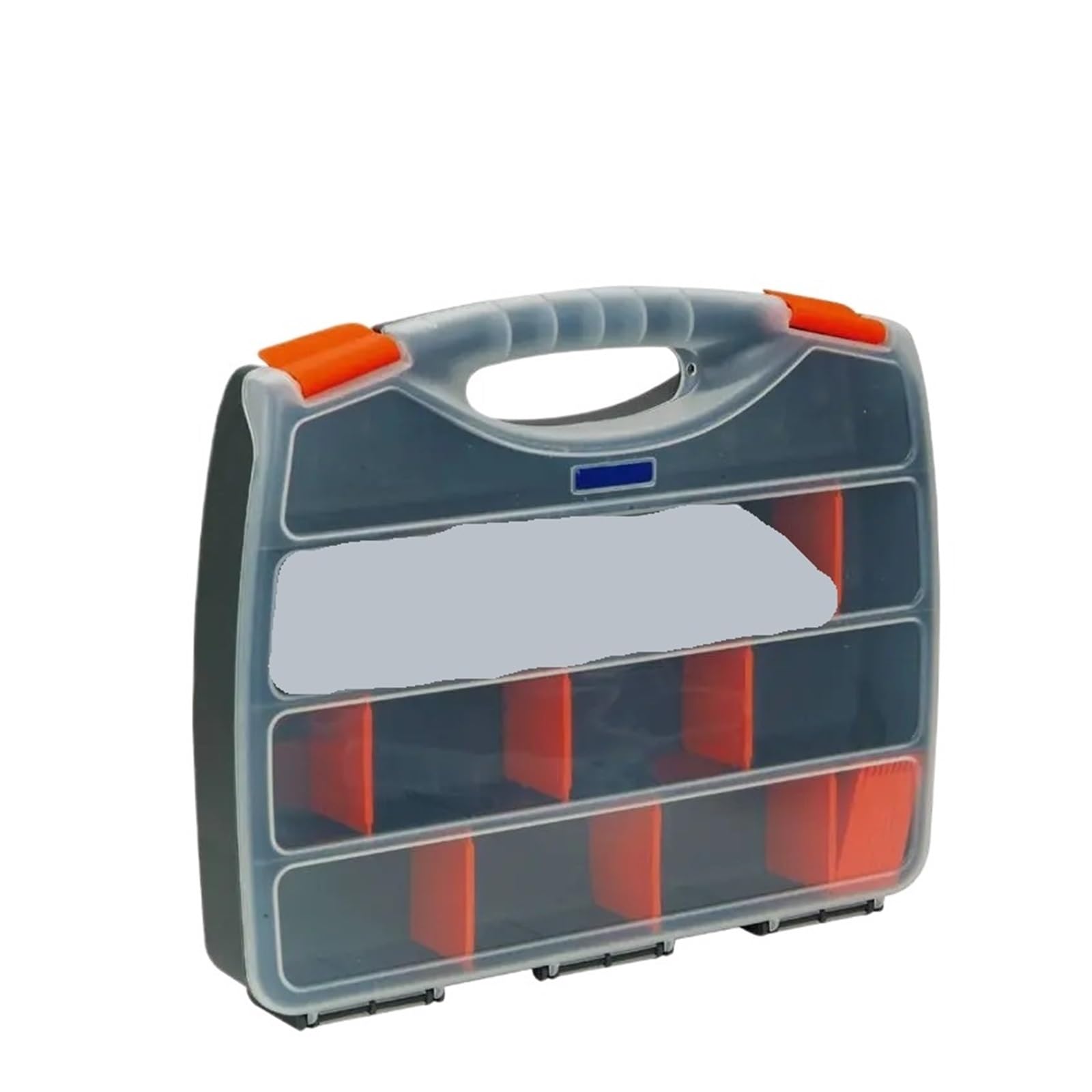 EMHSJSYVB Hardware Household Plastic Portable Toolbox Hydraulic Electrical Parts Box Finishing Storage Tools(15-inch)