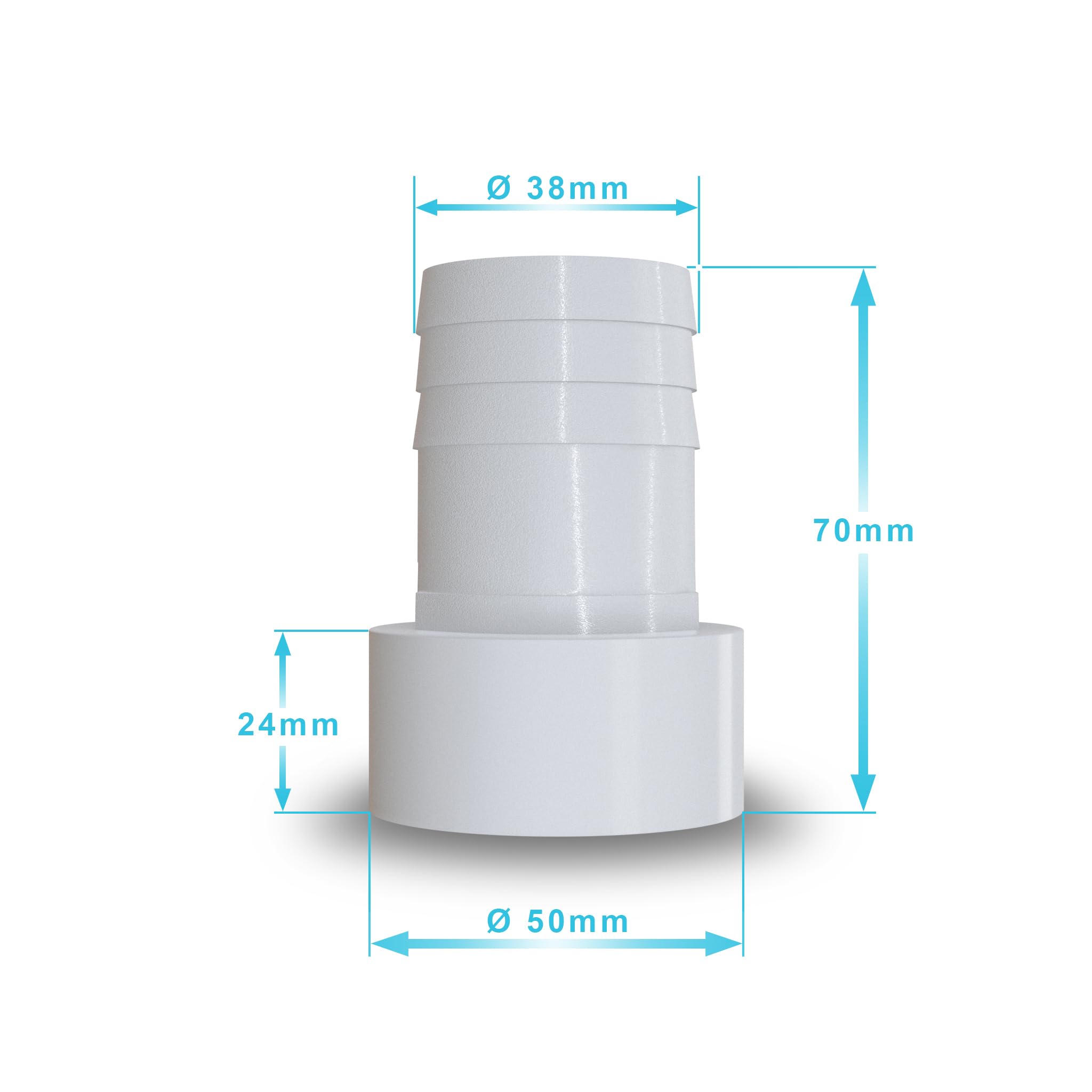 Pool Bypass Set für Wärmepumpe 38 und 50 mm Poolheizung Schwimmbecken Heizung