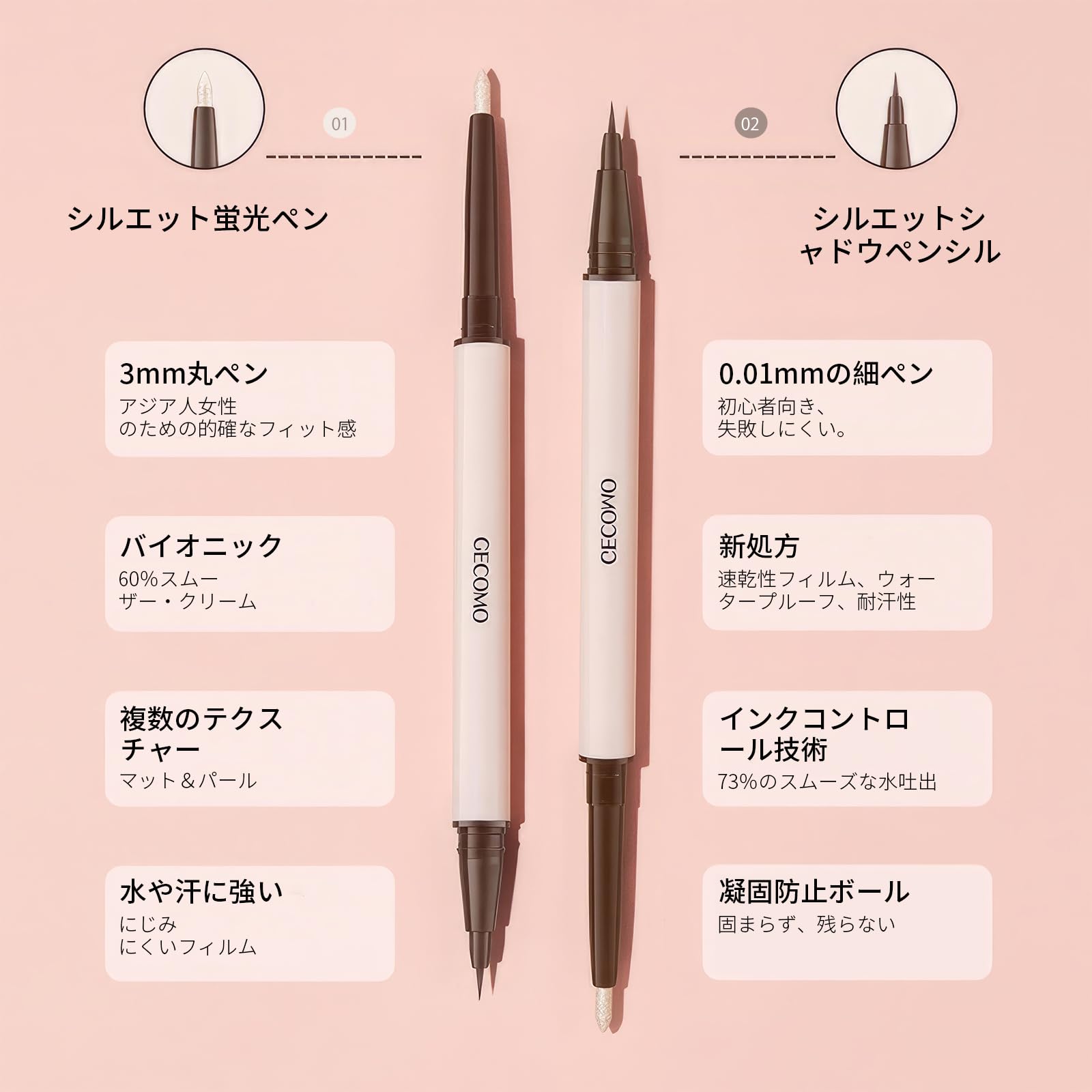 Amazon.co.jp: Qin Derdom 涙袋ライナー - ダブルエンドアンダー