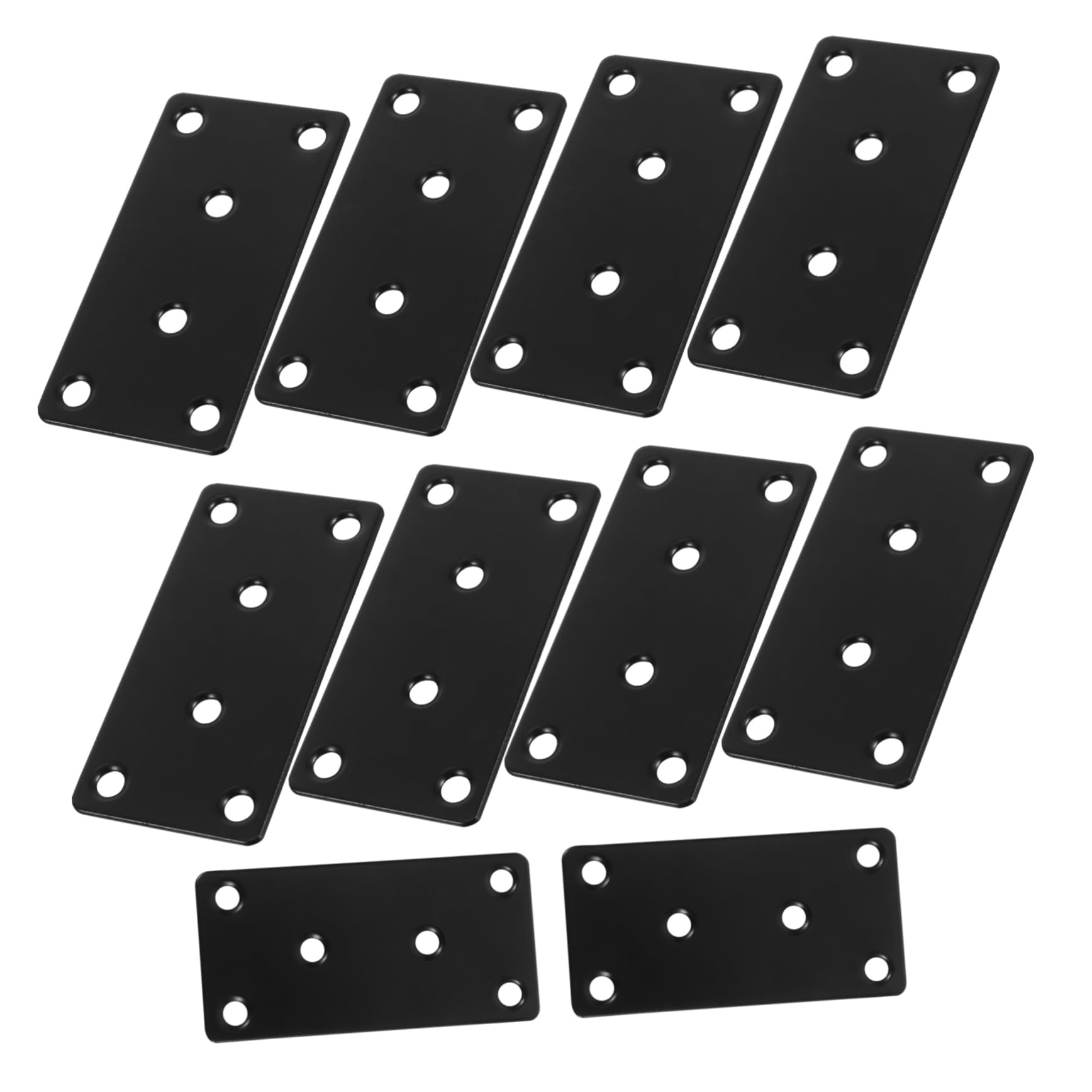 Balacoo 10pcs Heavy Duty Metal Corner Brackets Flat Shelf Support Connectors for Kitchen Cabinets Angle for Enhanced Stability and Easy Installation