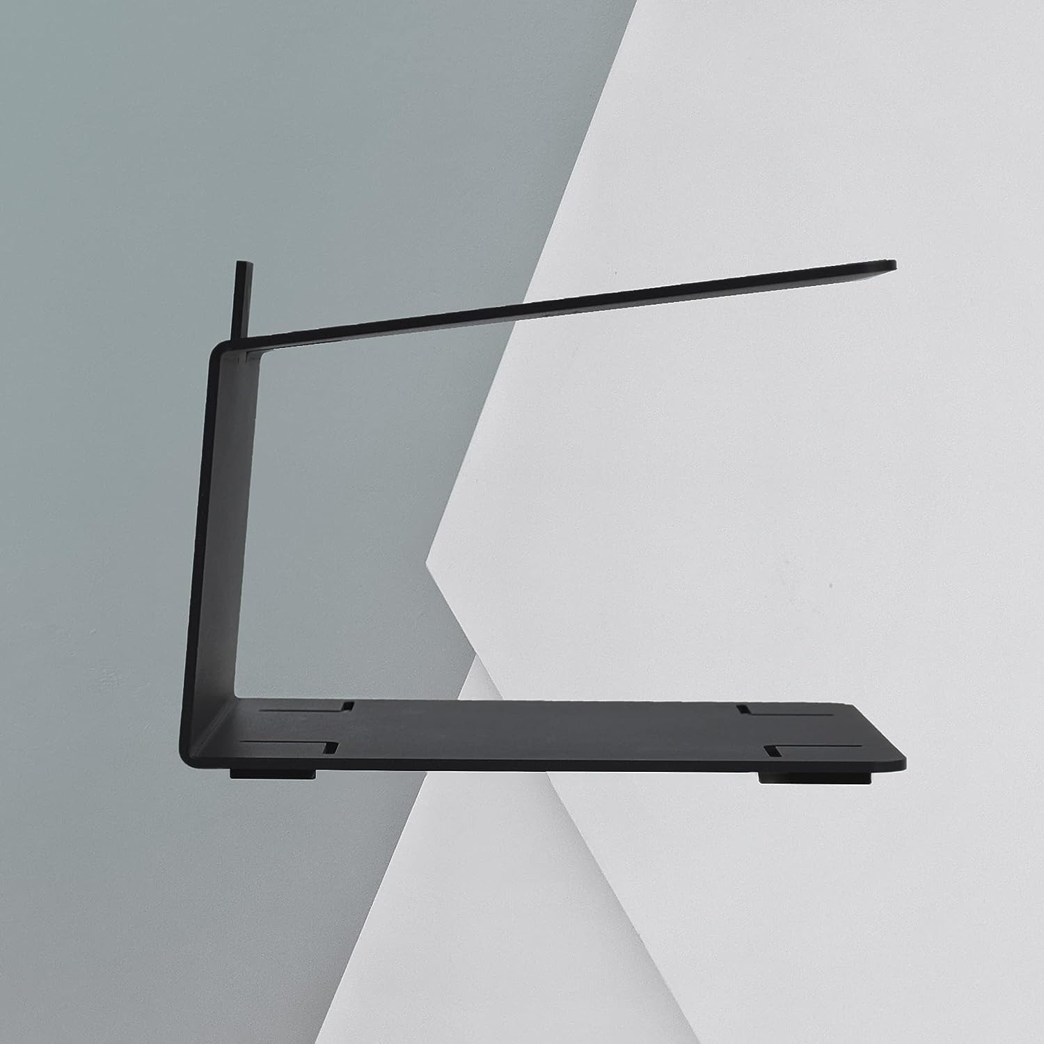 Soportes pie para altavoces monitores 100% acero al carbono (Negro)