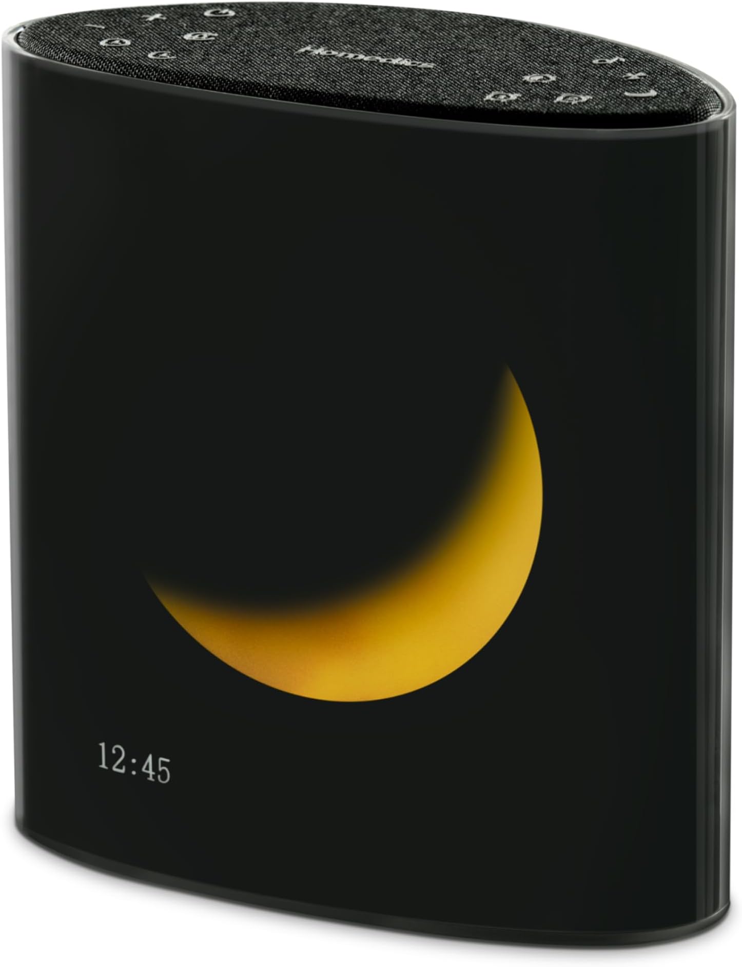Sound Sleep Moon Dream Sound Machine and Alarm Clock, Enhance Sleep,18 Soothing Sounds, Lunar Display, Bluetooth® Connectivity Speaker, and Adjustable Brightness