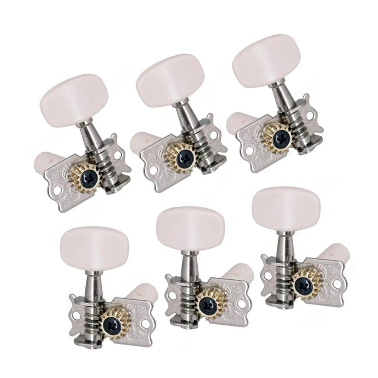Tuner Do Gitary Akustycznej Z Przykręcanymi Tunerami 6mm Metalowe Akcesoria 3L3R Kołki Do Strojenia Gitary