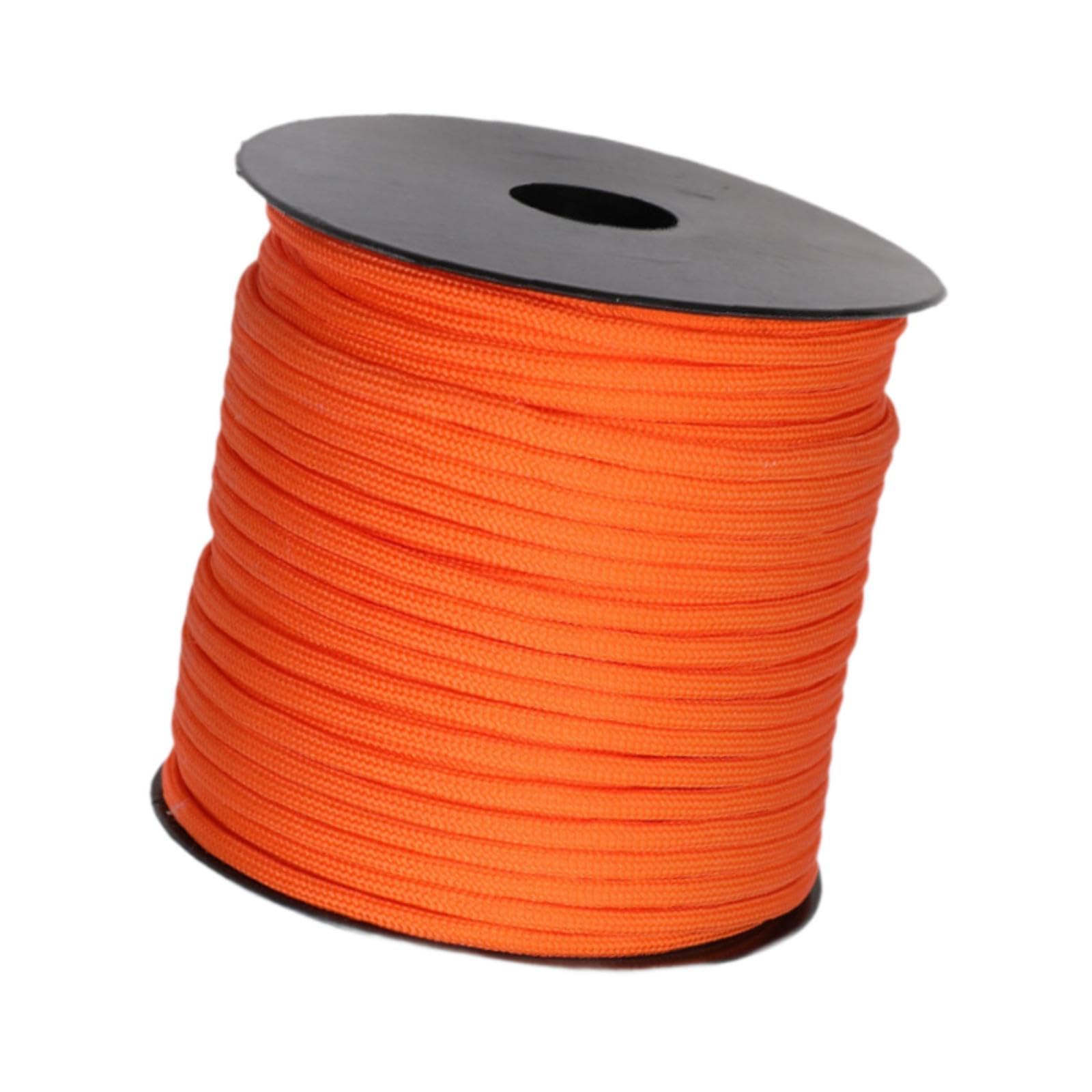 CALANDIS™ Paracord Multifunction 4mm Parachute Cord for Hiking Travel Survival Orange | Paracord Bracelets | Emergency Gear | & Hiking | Outdoor Sports-image-20