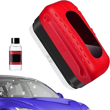 Fodeuxp Upgraded Automotive Oil Film Cleaning Brush, 2025 New Anti-Rain Fog Car Glass Oil Film Cleaner for Car Windshield Window Glass Improved Clarity, with Refill 1