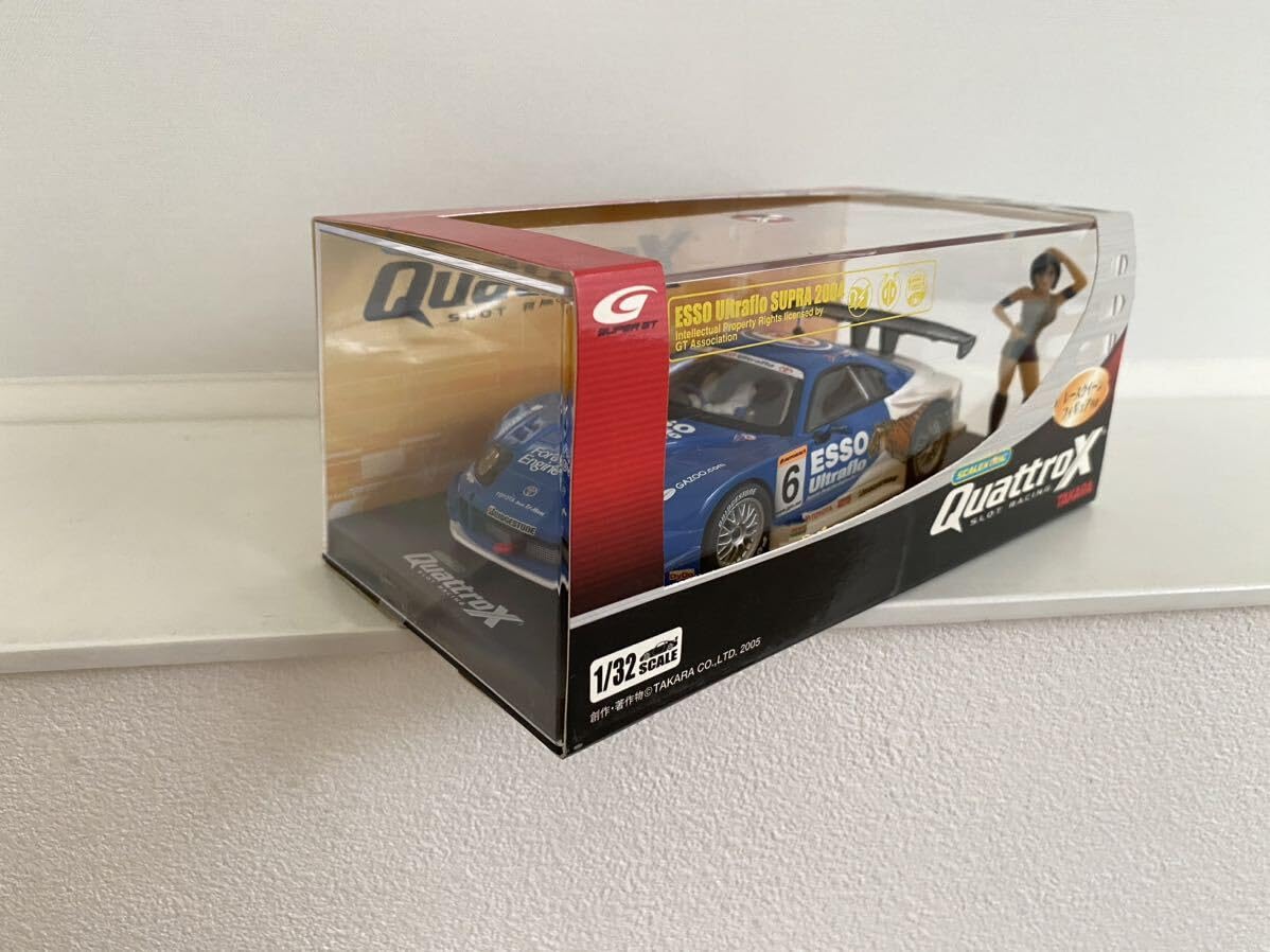 ■希少 2点 QuattroX 1/32 スロットカー スープラ フェアレディ Amazon | 1/32 スロットカー ESSO SUPRA 2004 レースクイーン付き 1/32