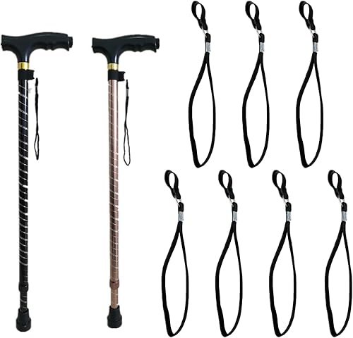 Miniatura 3 de 20 correas de muñeca de bastón, accesorios de bastón, correas elásticas de repuesto para bastones y bastones