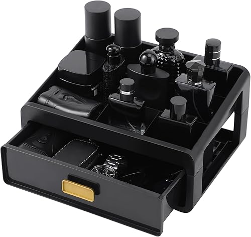 Organizador de Colonia, Organizador de Baño para Encimera, Organizadores de Tocador, Bandeja de Perfume, Organizador Bajo el Lavabo, Soporte de