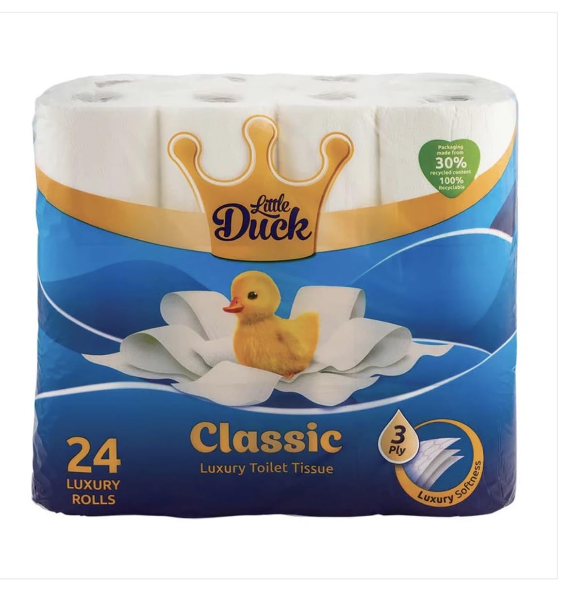 Little Duck 24 Classic Luxury Toilet Tissue Rolls