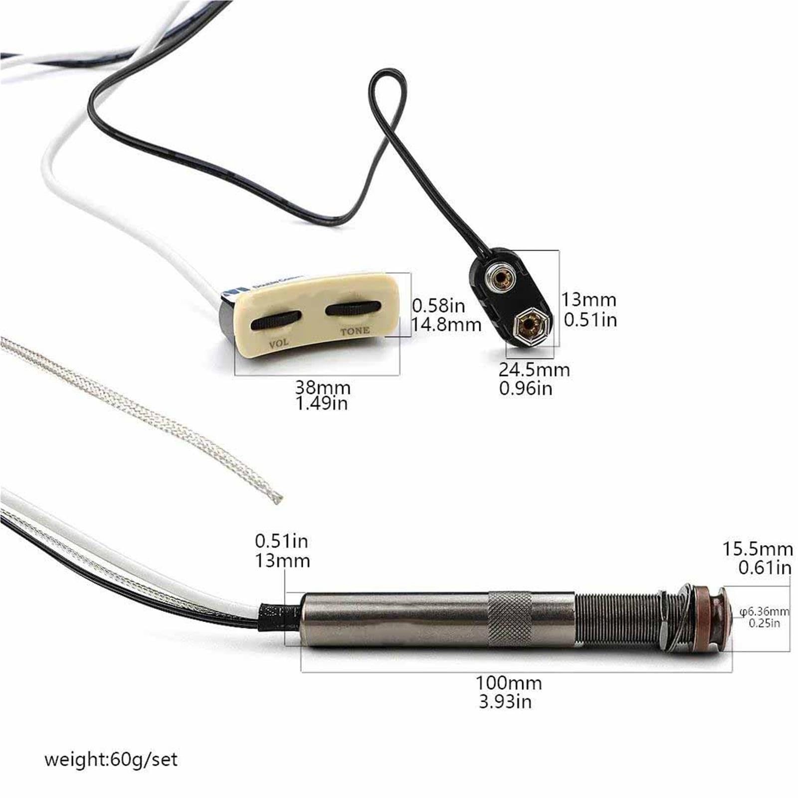 Pickup Per Chitarra Acustica Kit Pickup Per Chitarra Acustica