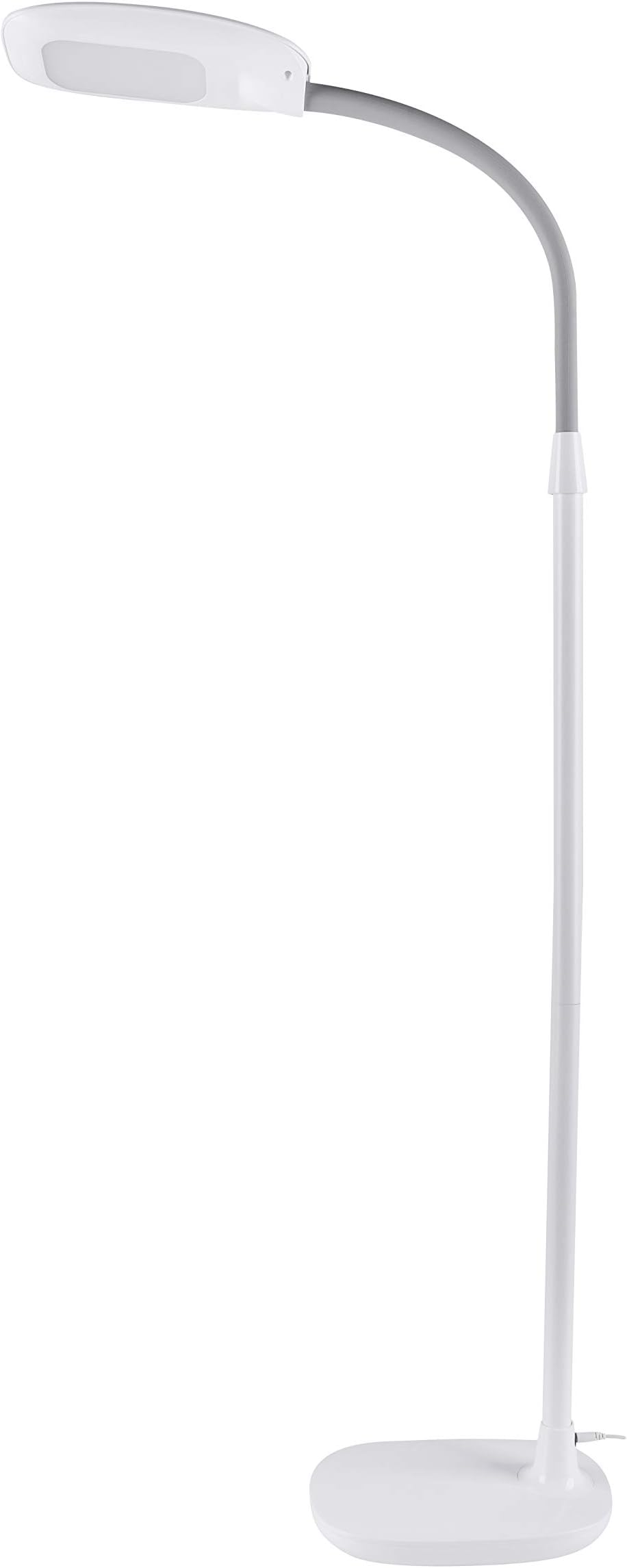 Trae RAFI LED Floor Lamp for Reading - Dimmable Adjustable Gooseneck Standing Lamp, Touch Control 3 Color Modes, 4 Brightness Dimmer Levels, Memory Function Flexible Torchlight Floor Light