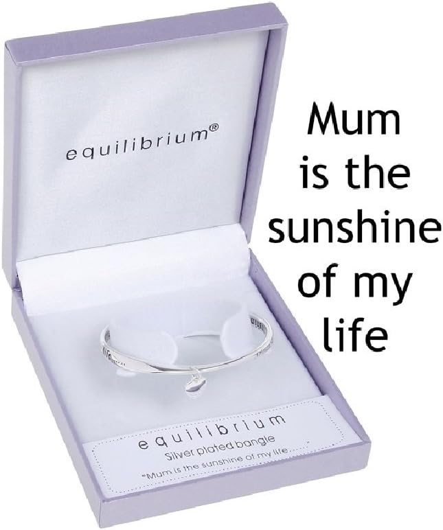 Equilibrium Jewellery - Dangle Heart Mum/Sunshine Bangle by Equilibrium Technologies