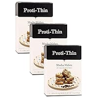 Vista 17 de Proti-Thin Cuadrados de obleas de moca con alto contenido de proteínas, 0.51 onzas de proteína, bajas en calorías, bajas en carbohidratos, bajo