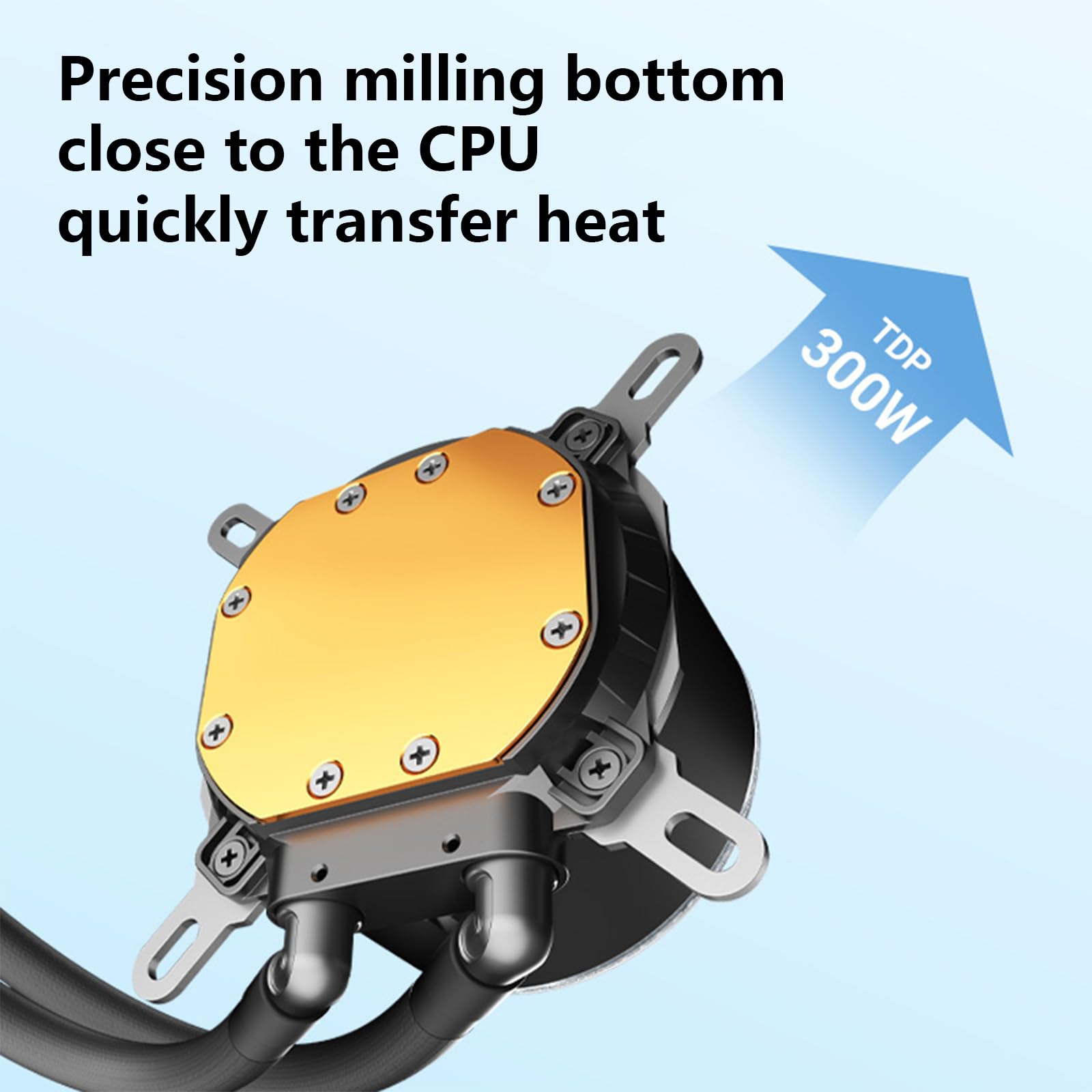 Chłodzony procesorem ARGB wentylator chłodzący wodą z potrójnym 120 mm ARGB Wydajne chłodzenie CPU Radiator