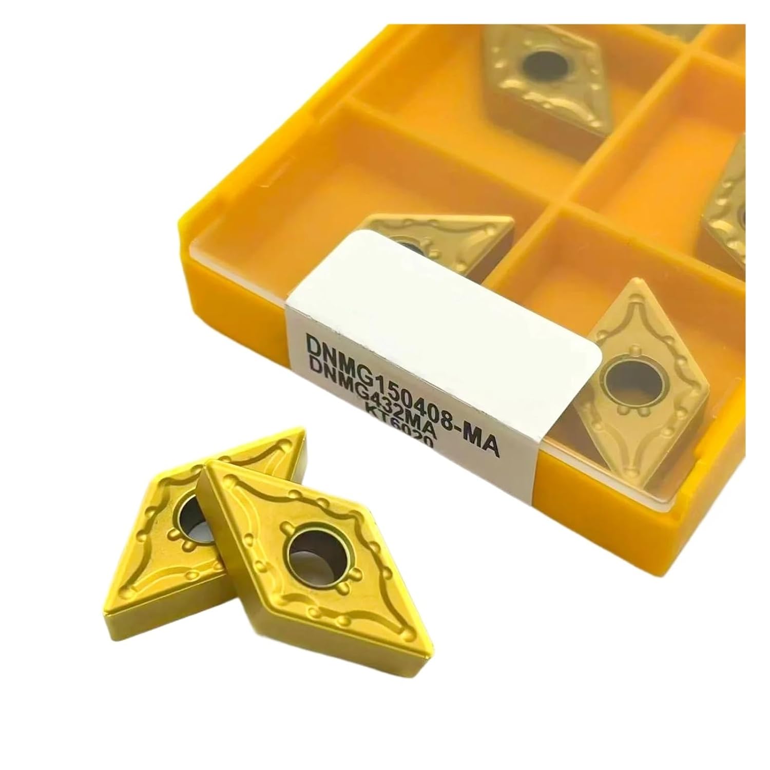 Lathe bits Cutter Inserts 10PCS Carbide Blade DNMG150408 MA KT6020 Stainless Steel CNC Lathe Tool
