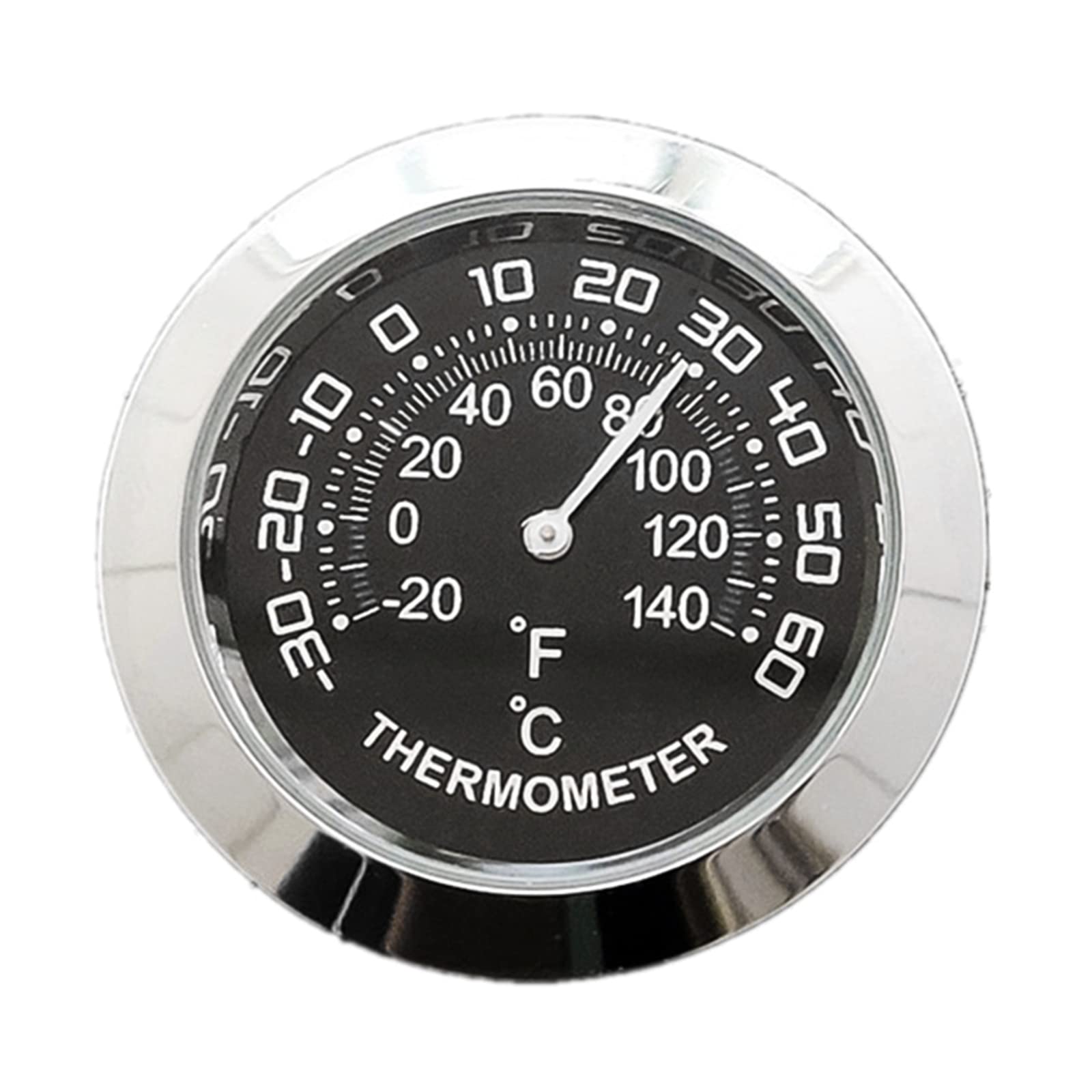 Car Dashboard Thermometer Vehicle Thermometer Decoration Round Temperature Gauge Humidity Meter Car Decoration Hygrometer Digital Cool