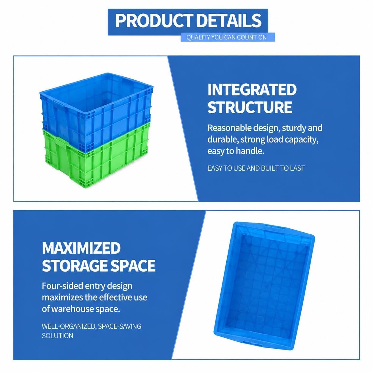 Stapelbare Transportbox
