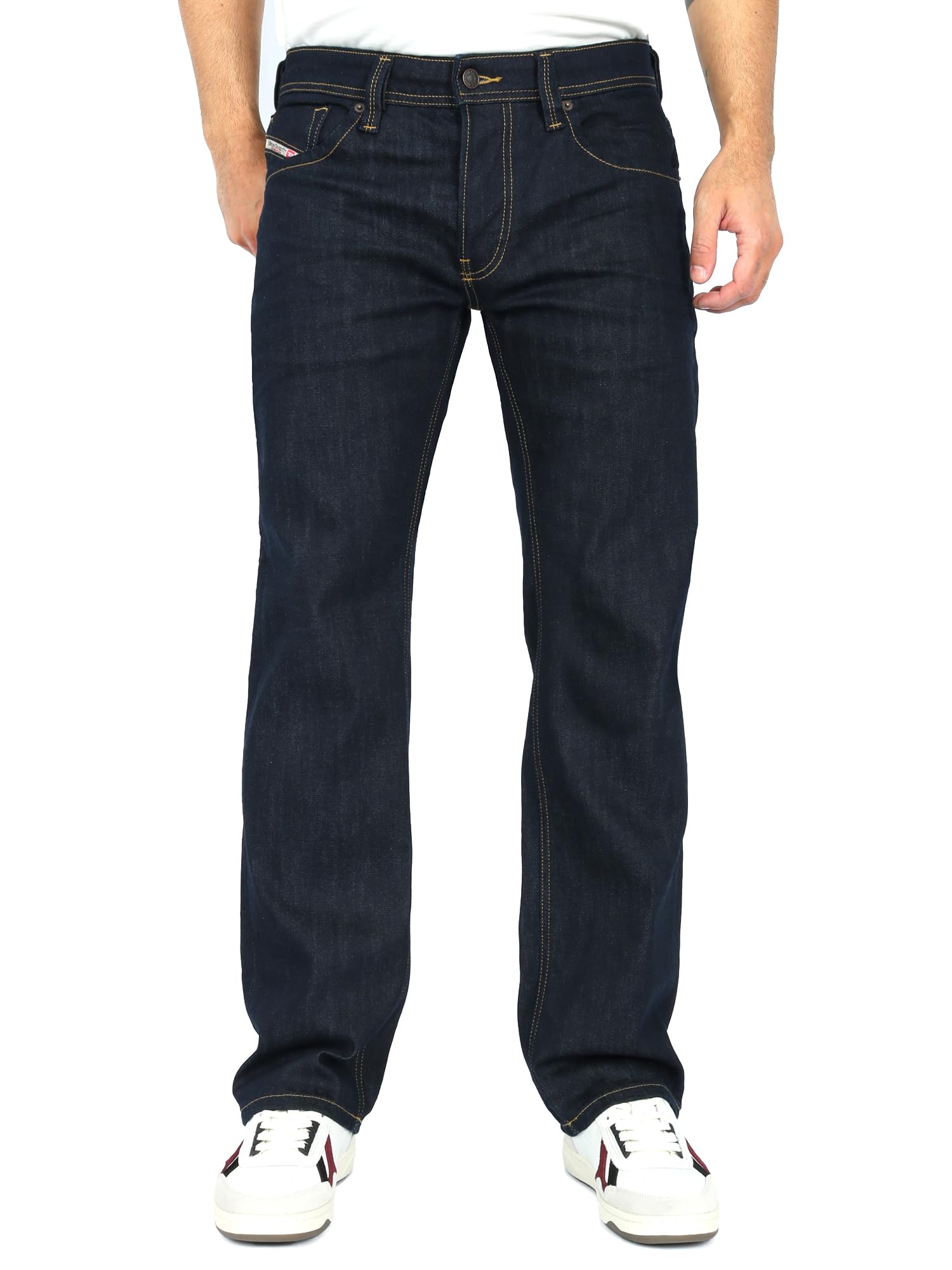 Diesel Men's Dark Blue Straight Jeans Larkee69, Blue, 34