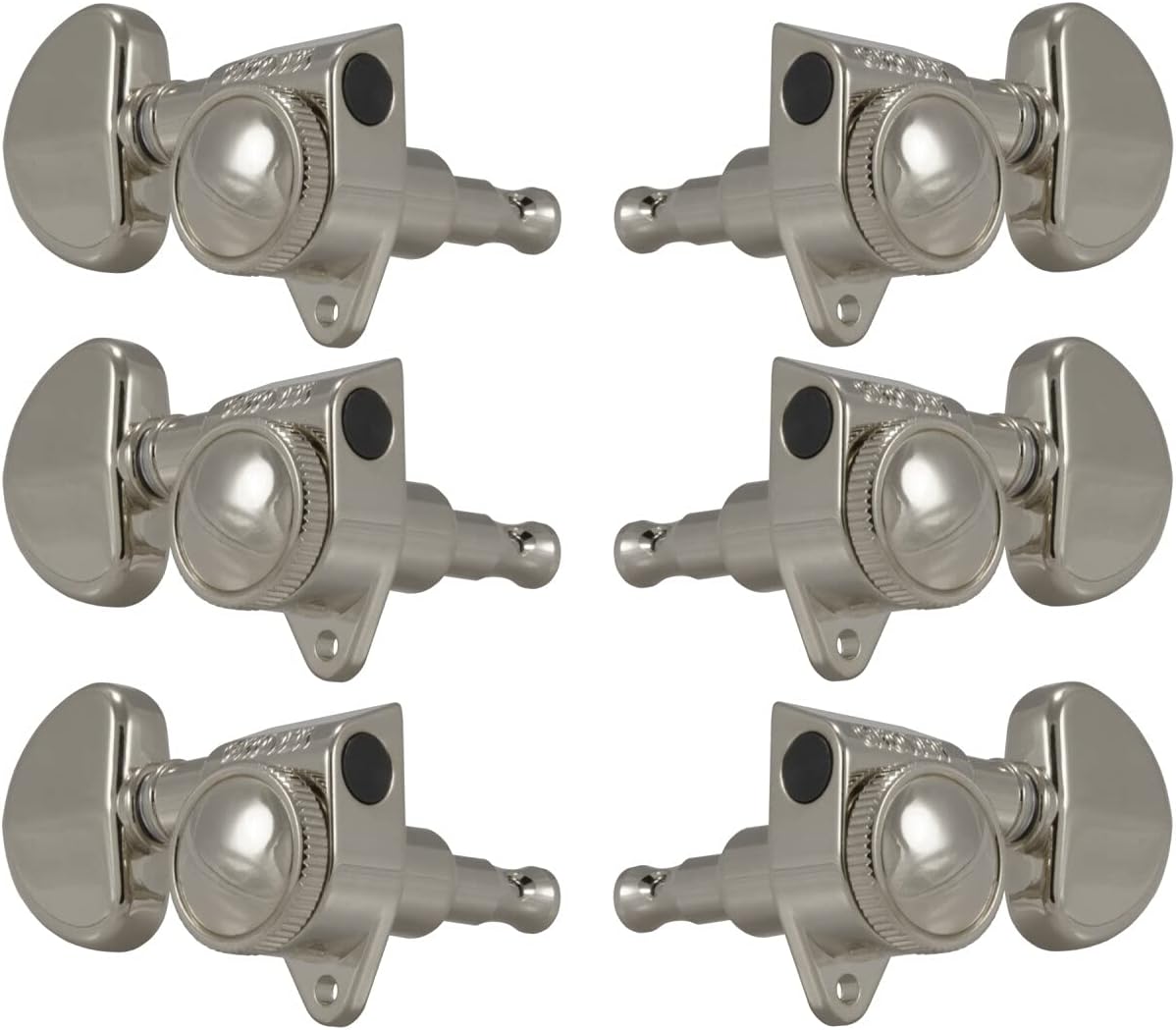 Grover 502N Roto-Grip Locking Rotomatic Tuners - 3+3 Nickel