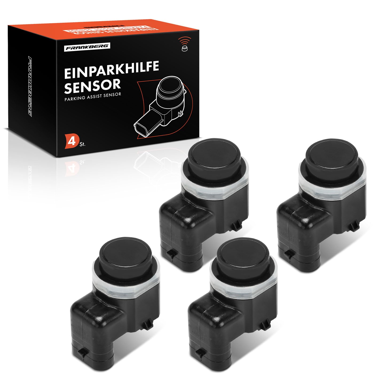 Frankberg 4 sensori di parcheggio anteriori e posteriori 30786319 | Compatibile con: S80 II 124, S60 II 134, V40 Cross Country 526, V40 Hatchback 525, XC70II136, V60 Van/Estate 155