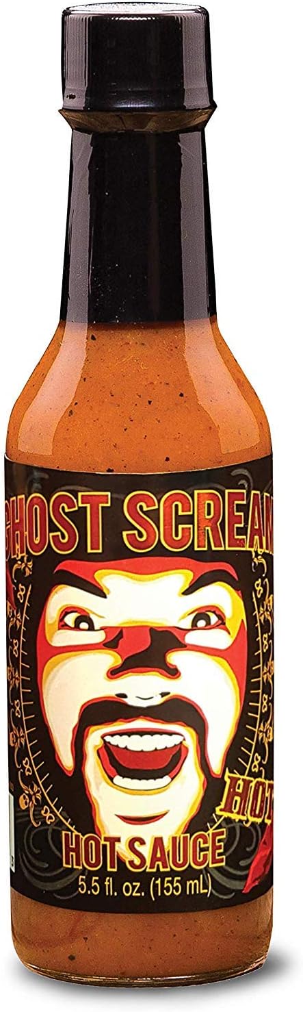 Ghost Scream Hot Sauce - "Original Flavor" (Smoky, Bold & Flavorful!) - Original Award-Winning Ghost Pepper Recipe, (5.5 Oz.)