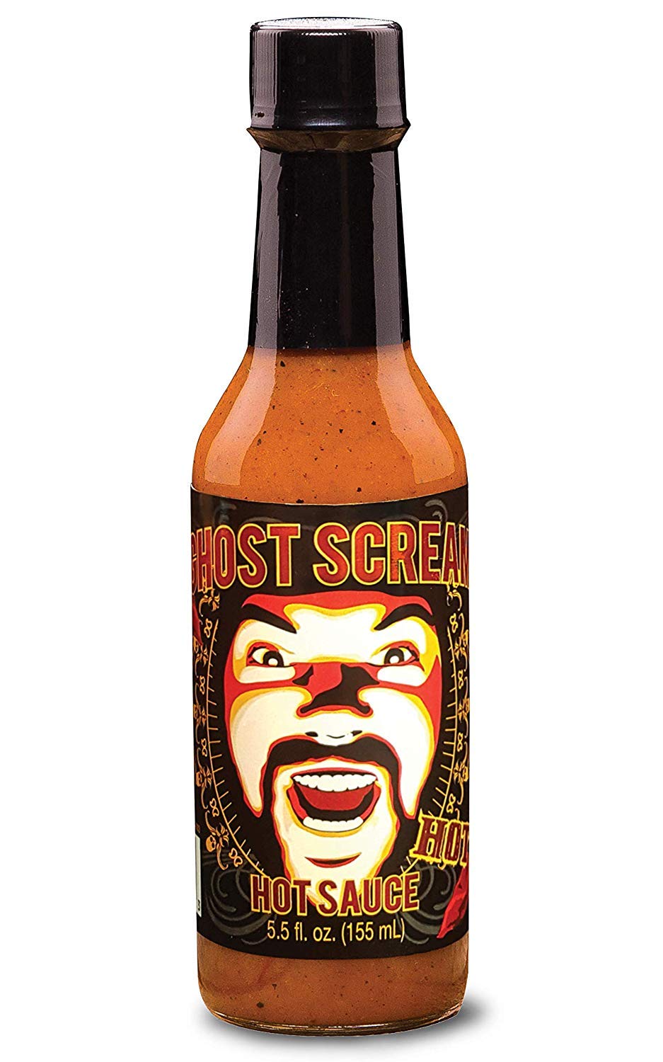 Ghost Scream Hot Sauce - "Original Flavor" (Smoky, Bold & Flavorful!) - Original Award-Winning Ghost Pepper Recipe, (5.5 Oz.)