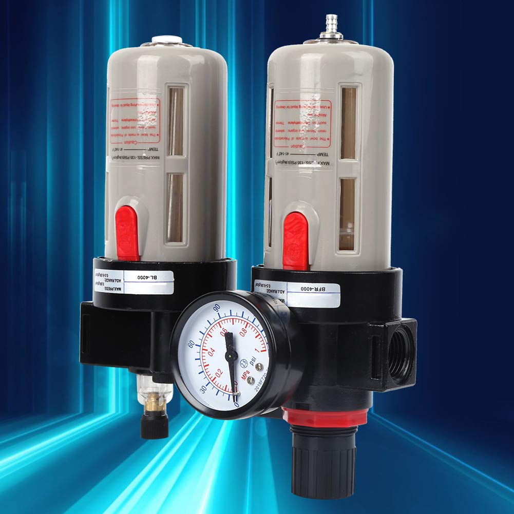 Separador de Agua y Aceite Equipo de Tratamiento Fuente Aire Manómetro para Suministros Industriales