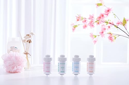 Miniatura 9 de HubiCare - Infusor de ducha con vitamina C, suavizante de agua dura, purificador de agua, filtro de ducha de cloro y fluoruro, cabeza con cuentas,