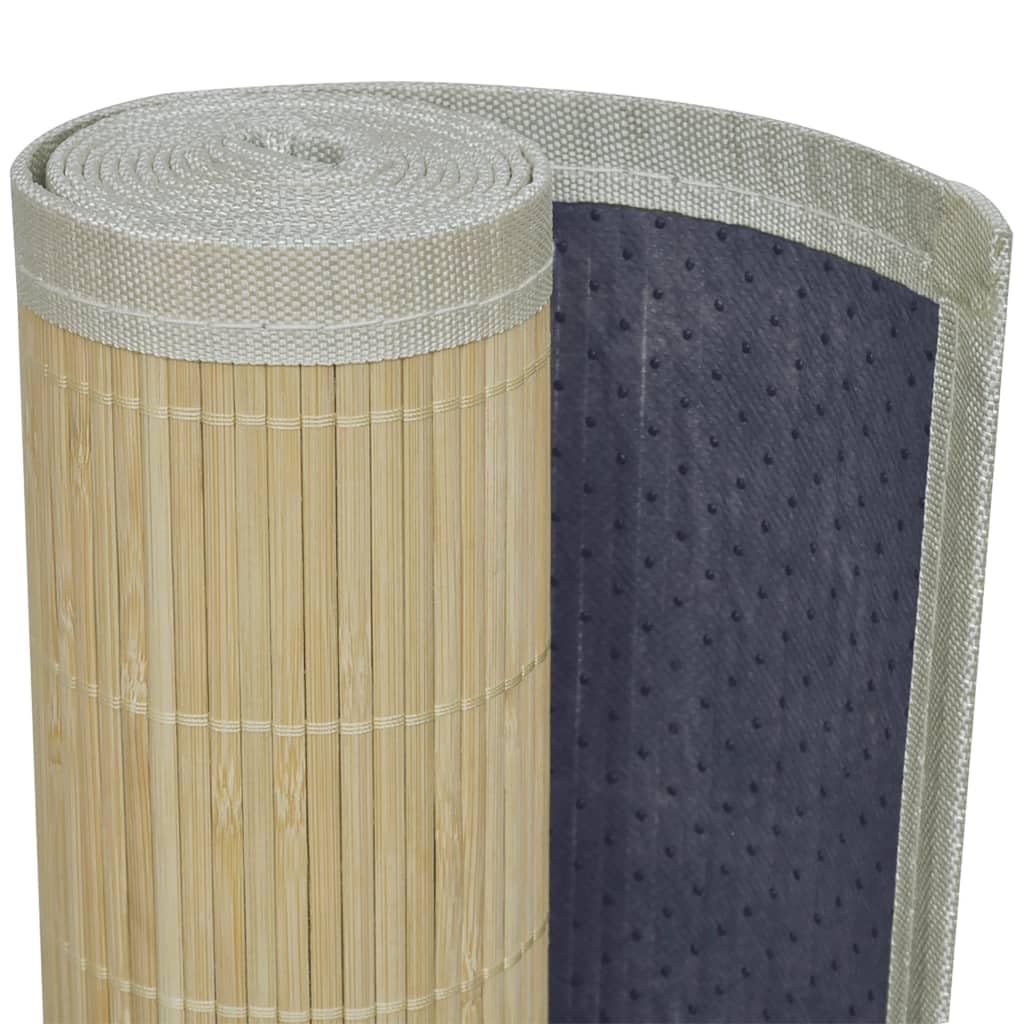 Générique Tapis en Bambou Naturel à Latte rectangulaire 120 x 180 cm, Maison & Jardin, Décorations, Tapis, Beige, (Poids 2.06KG)