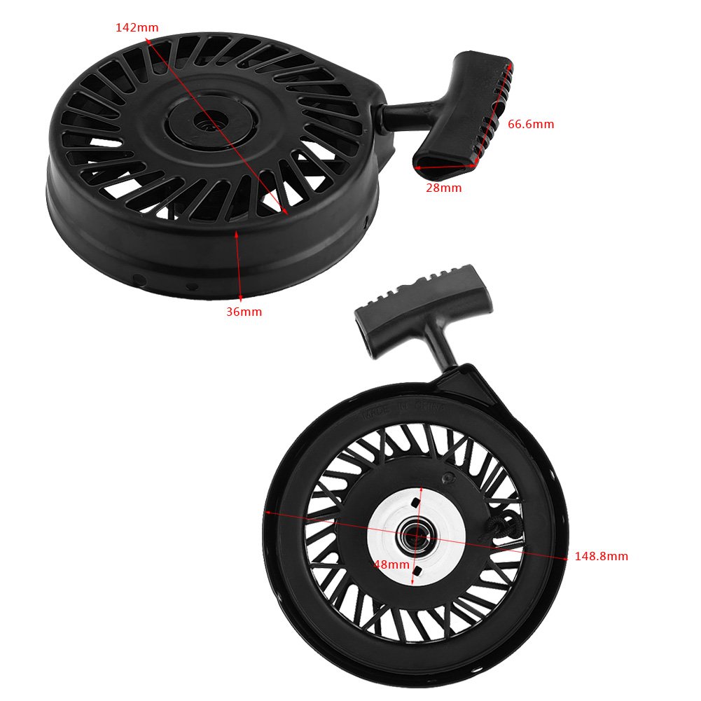 Keenso Starter, Pull Start Assembly for Tecumseh 590702, 590739, 590637, 195EA, LEV80, LEV115, Other Electrical Appliances, Motorcycles, Generators, Lawn Mowers, Water Pumps