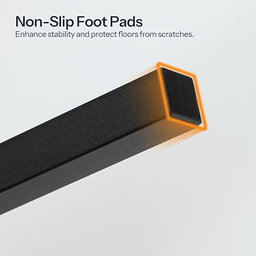 Miniatura 9 de HOOBRO Juego de 4 taburetes de bar, taburetes de bar de altura de mostrador, sillas de bar de 23.6 pulgadas, taburetes de silla con reposapiés,