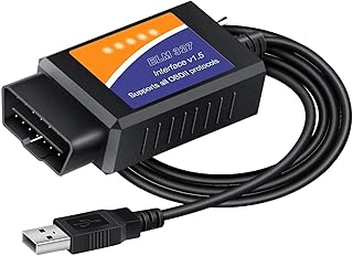 FORScan ELMconfig OBD2 Adapter - ELM327 USB Scanner mit MS-CAN/HS-CAN Schalter - Professionelles OBDII Diagnose Scan Tool ...