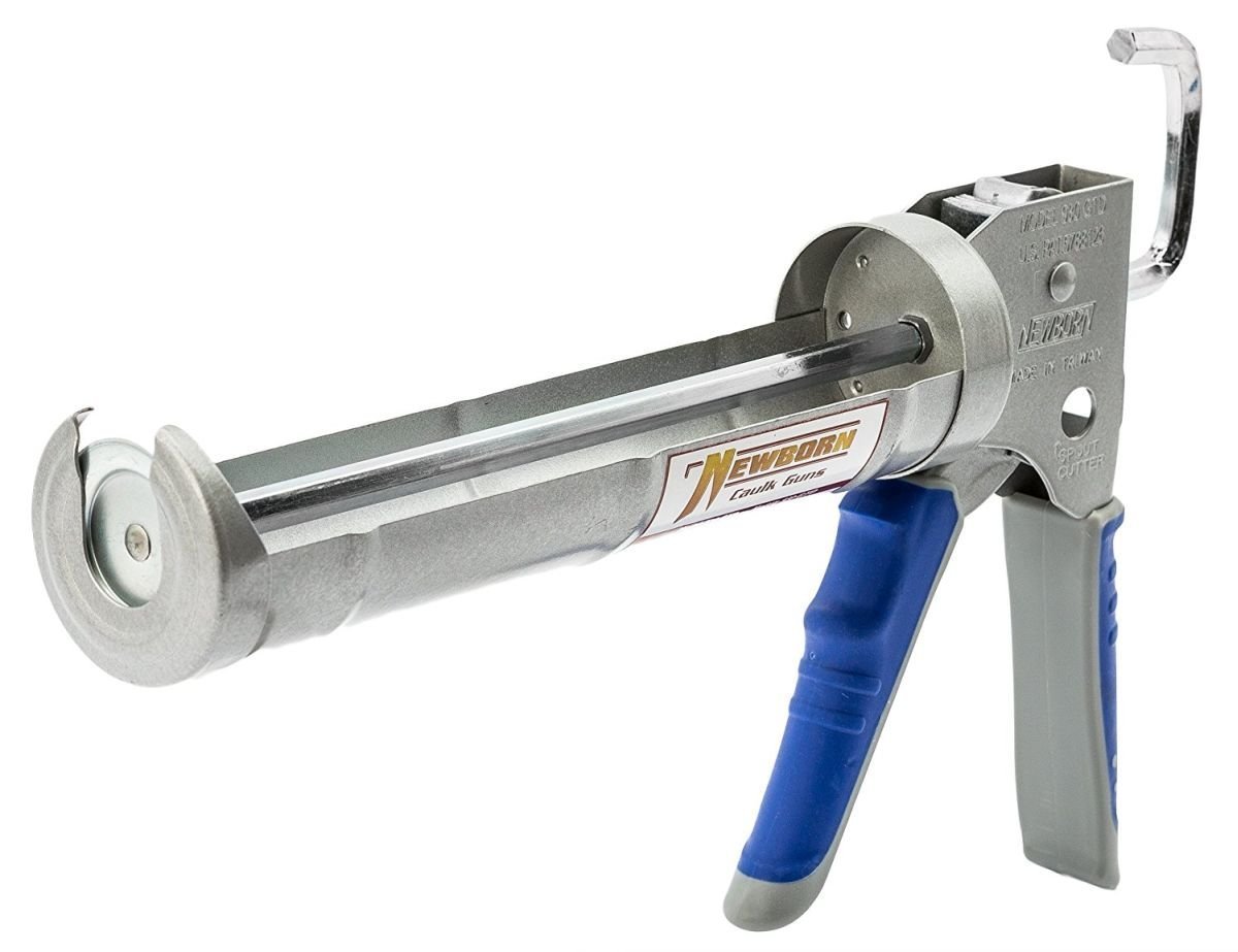 Newborn Brothers 930-GTD Drip-Free Smooth Hex Rod Cradle Caulking Gun with Gator Trigger (12 Pack)