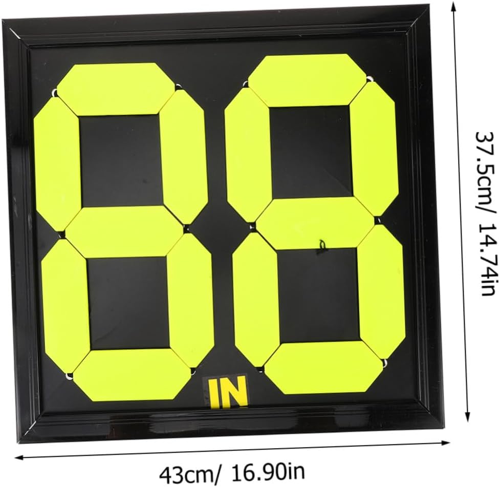 Manual Substitution Board for Football Referees Player Change Plate for Soccer Match Equipment Convenient Two-Person Replacement Tool for Accurate Game Management