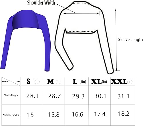 Miniatura 4 de Hairwilly Chal refrescante manga para brazo con agujero para los dedos, protección solar para mujeres y hombres para golf, equitación, conducción