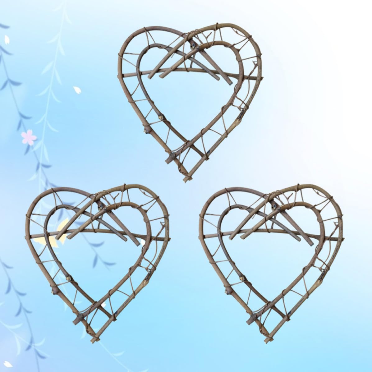 BESPORTBLE 9 Piezas Guirnalda Decorativa de Vid en Forma de Corazón para