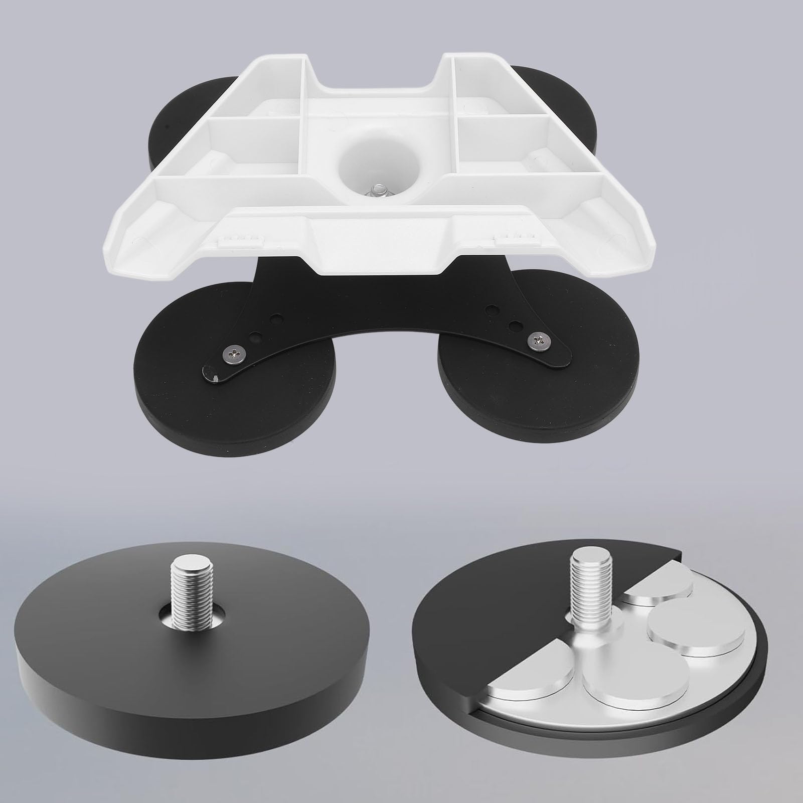 Zerodis Kit de Montaje de Antena Magnética, Soporte de Techo de Acero