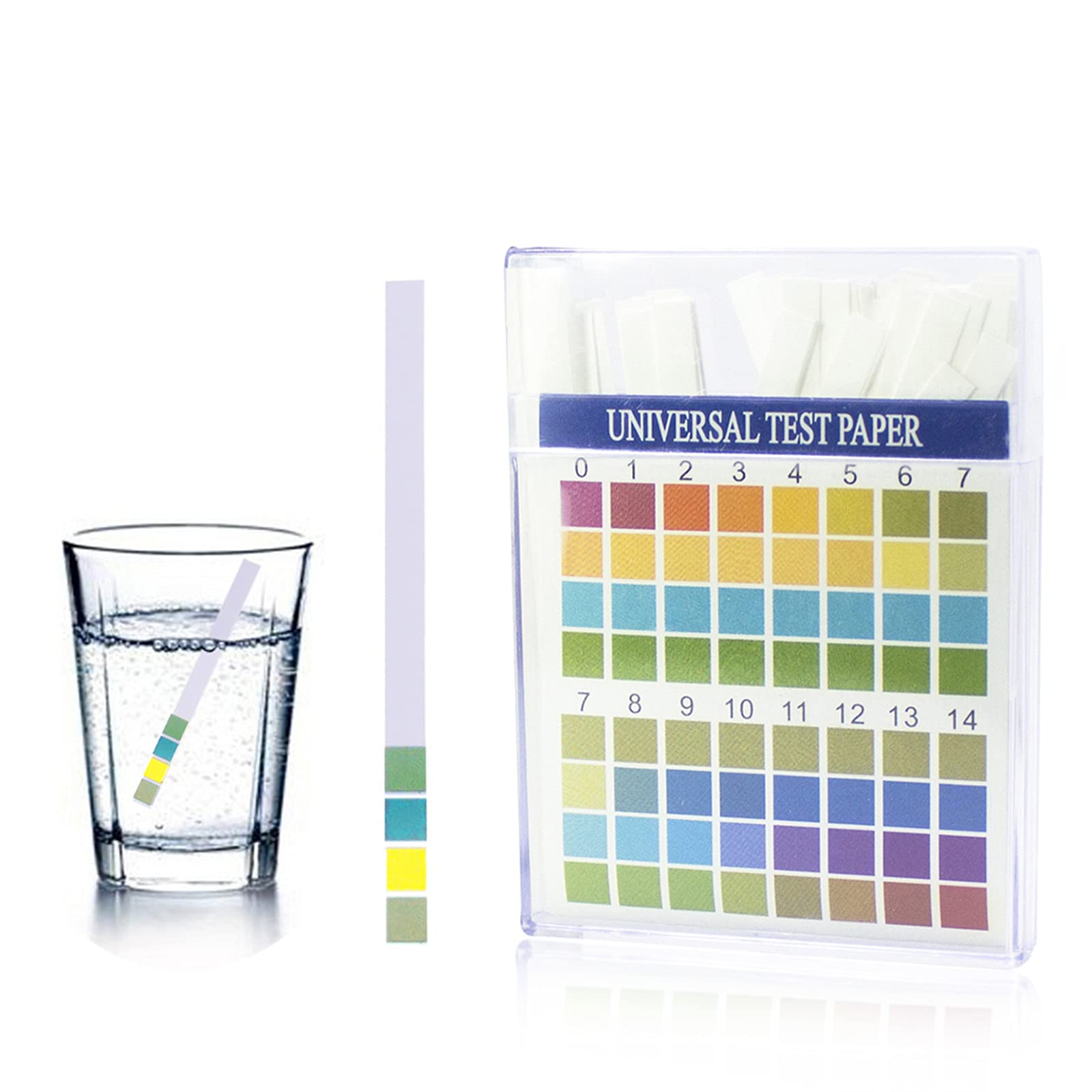 PH.1-14 Test Paper Extensive Test Paper Litmus Test Paper 240 Strips PH Test For Saliva Urine Water Soil Testing Pet Food And Diet Ph Monitoring