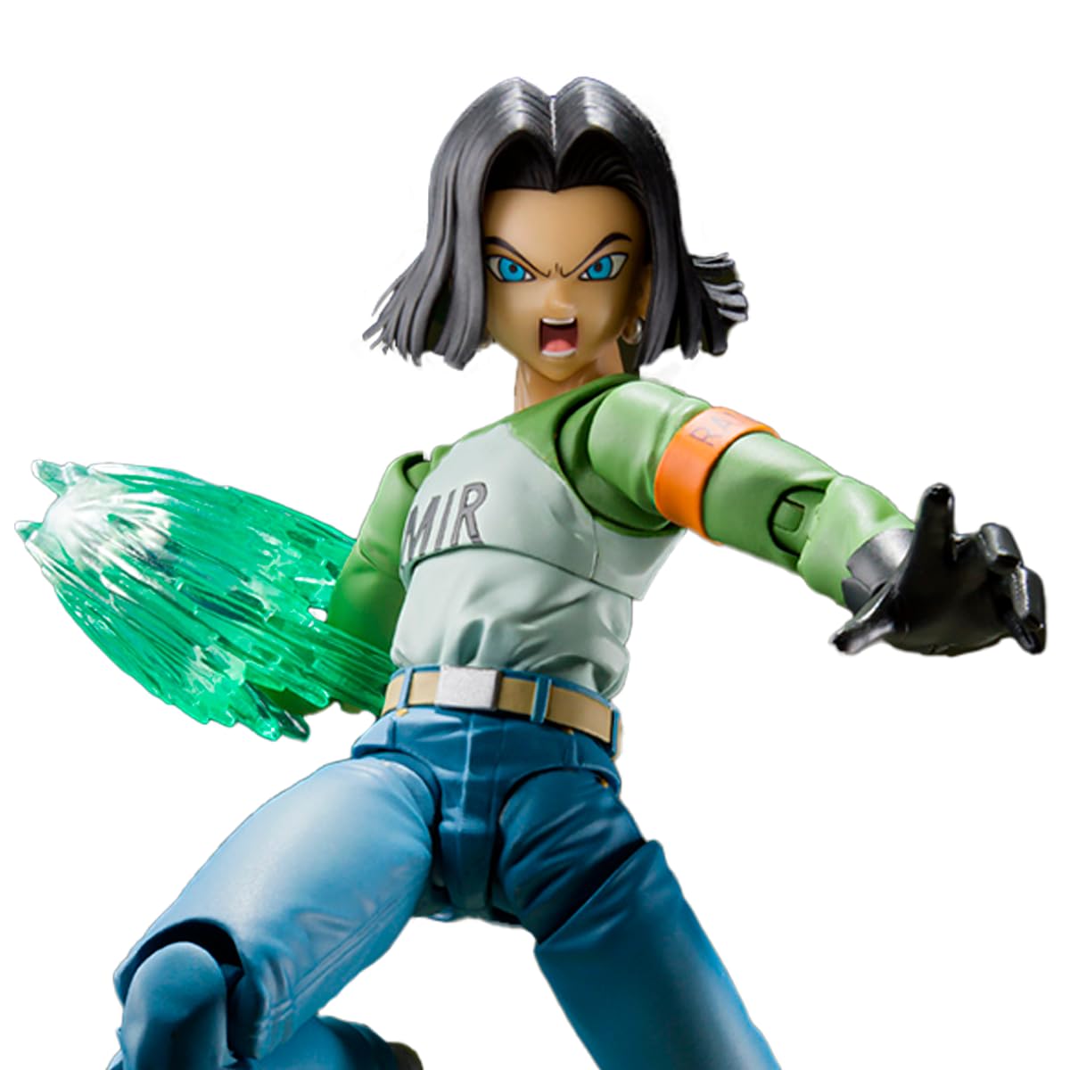 Bandai S.H.Figuarts Dragon Ball Super - Action Figure Android 17 - 15 Cm - Multicolore - Parti Intercambiabili