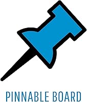 Vista 11 de MasterVision Tablero de anuncios combinado de borrado en seco / corcho, 3 x 4 pies, marco de roble (MX141212319)