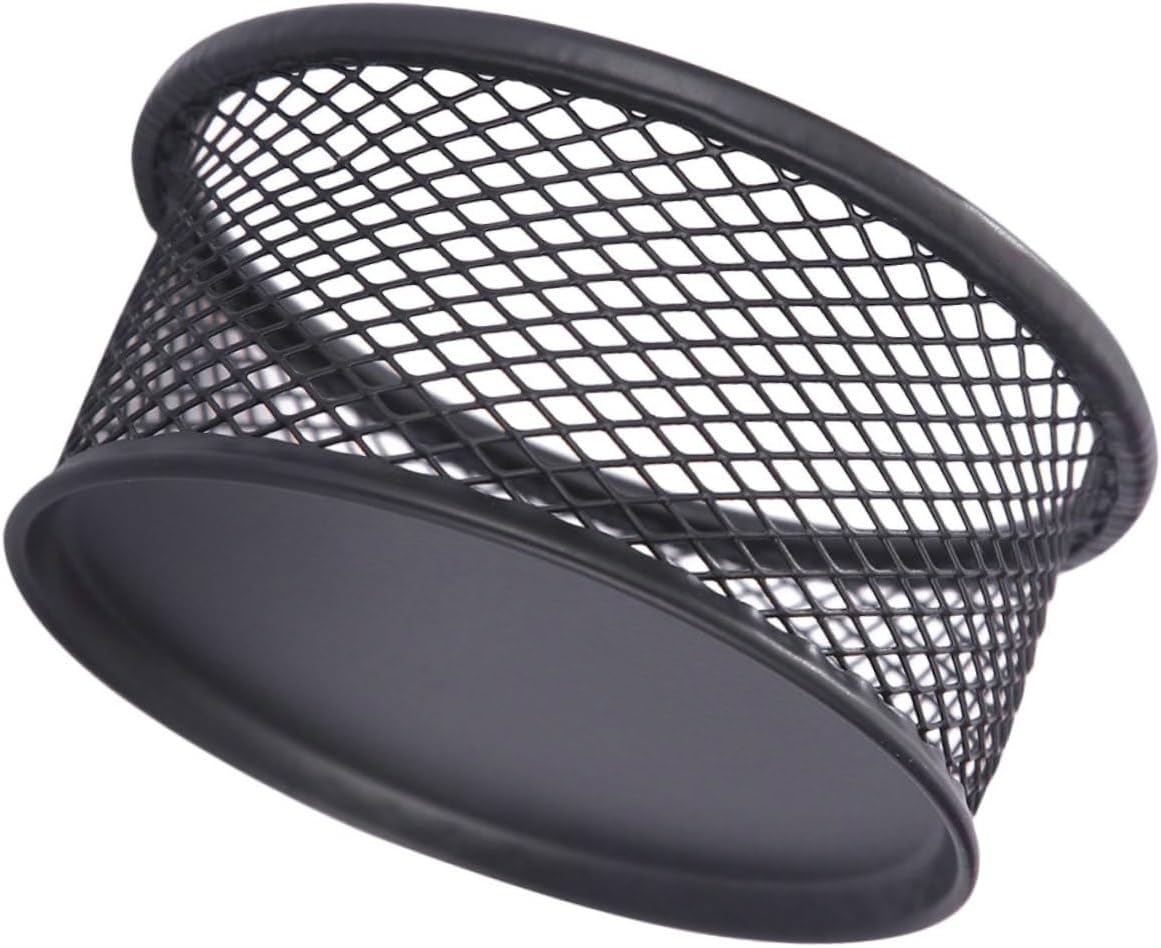 Box Mesh Design Paperclip Organizer for Desk Storage Box for Office Supplies Multi Functional Paperclip Dispenser for Paper Clips Thumbtacks and More Compact Easy to Clean