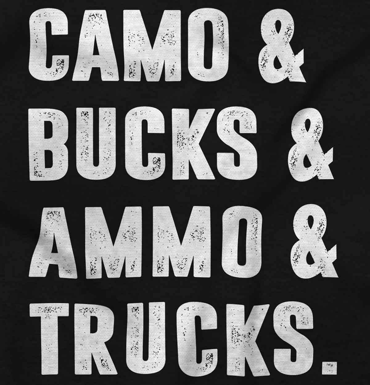 Camo Bucks Amo Trucks Hunting Baby Romper Boys or Girls