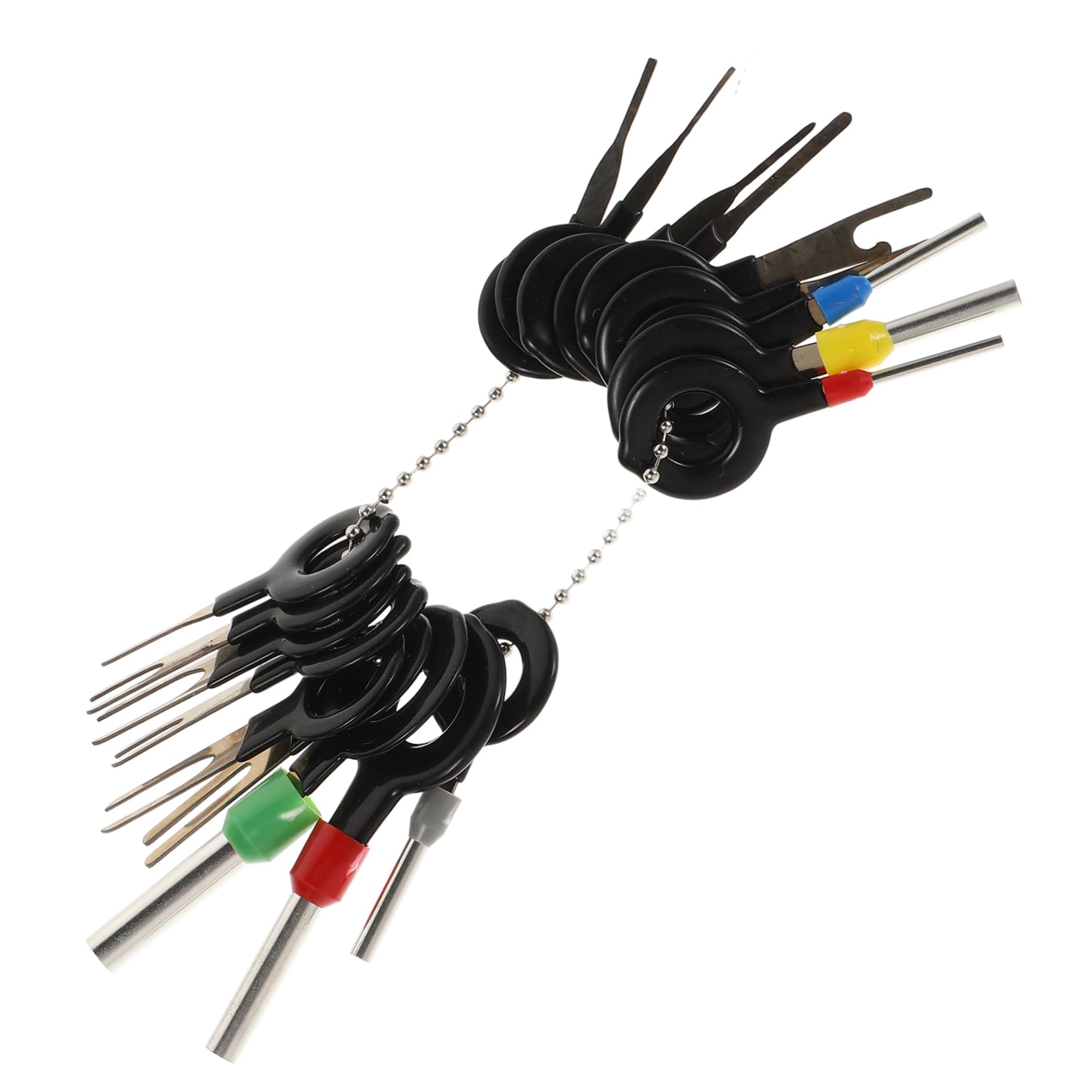 SOESFOUFU 18Pcs Electrical Terminal Removal Tool Kit Durable Pin Extraction Harness Connectors User Friendly Design for Accurate and Efficient Connector Release