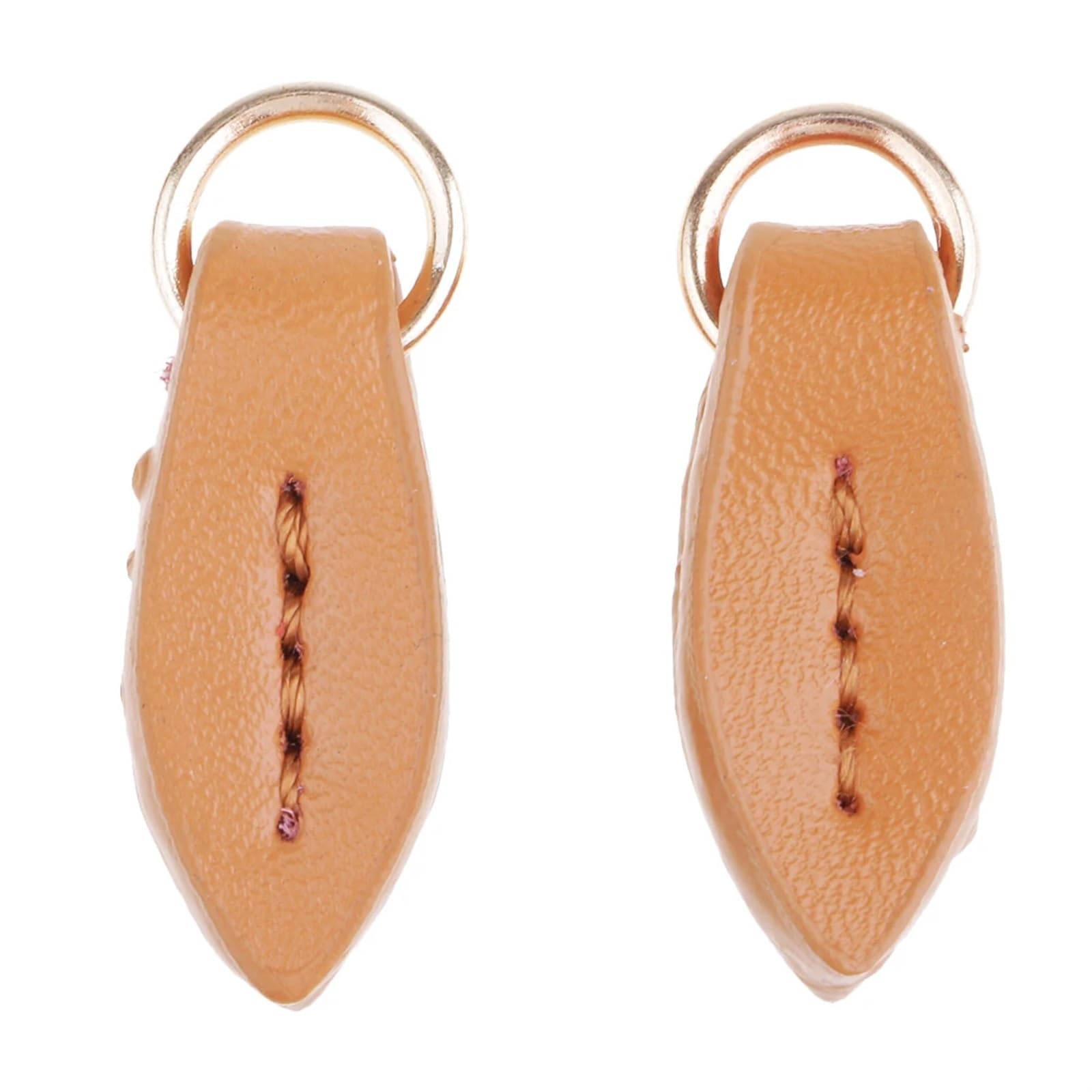 Reemplazo del tirador de cremallera, Tirador de Cremallera 2 Piezas Tirador de Cremallera de Cuero Tiradores de Cremallera Reemplazo de Cierre Deslizante de Costura for Mochila Ropa Cremalleras DIY Ac