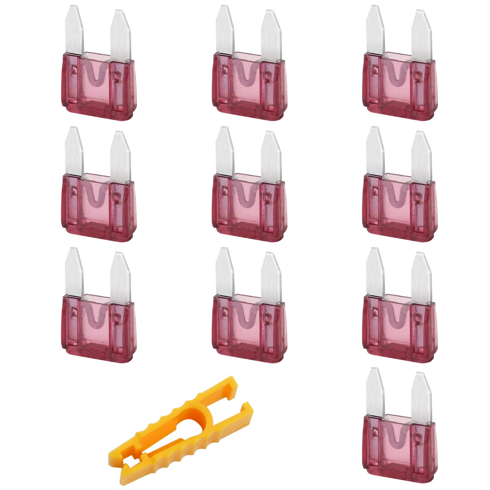 JatilEr Mini Blade Fuses 10 Pcs, 20A, 32V, Automotive Replacement Fuses with Fuse Puller for Car/RV/Truck/Motorcycle/Boat — view 12